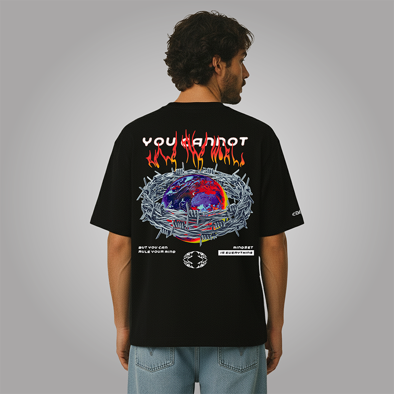 You Cannot Rule the World black t-shirt